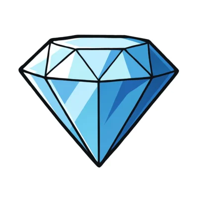 Illustration diamond grape
