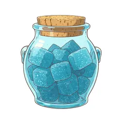 Illustration gummies10mgframboise traitee