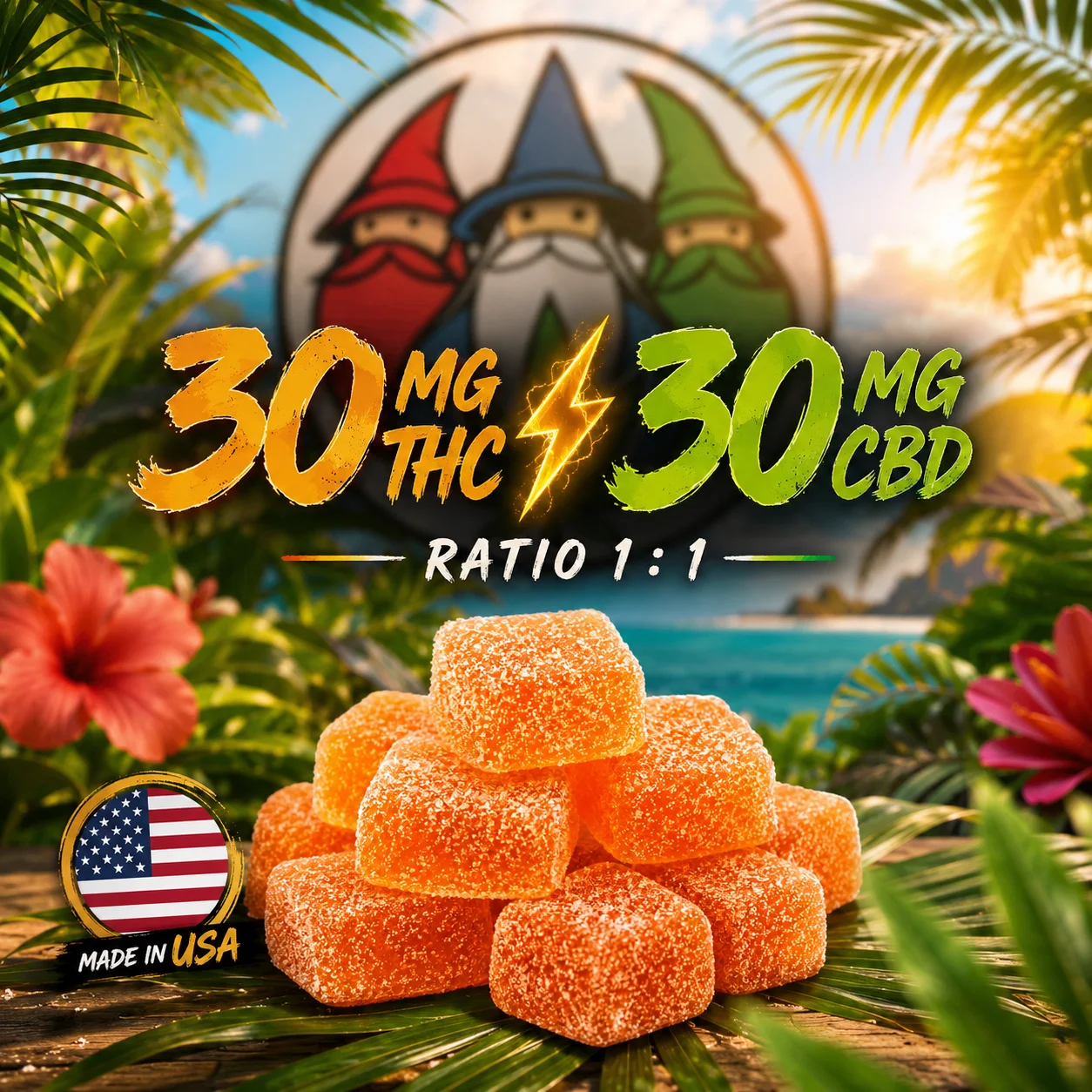 Produit cube30mgtropical