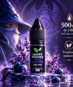 Illustration ELiquideBlueLavanceHappyPousse CBD