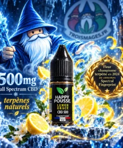 Illustration ELiquideLemonGraceHappyPousse CBD